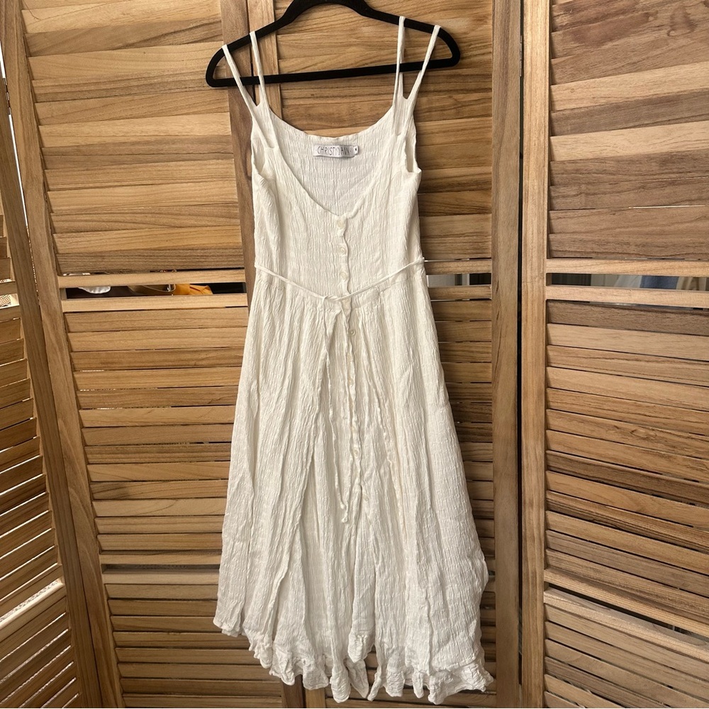 Christy Dawn Nicks Midi Dress in ivory size M - Picture 4 of 9
